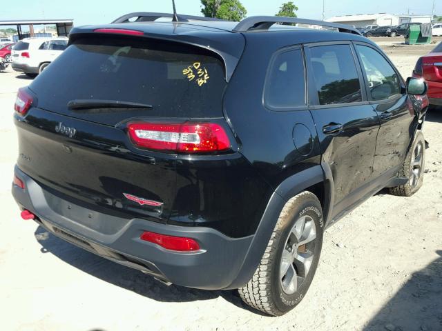 1C4PJMBS0HW587908 - 2017 JEEP CHEROKEE T BLACK photo 4