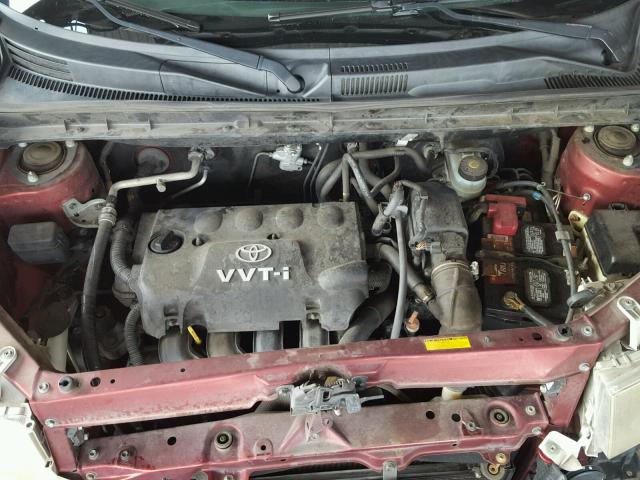 JTLKT324164104648 - 2006 TOYOTA SCION XB RED photo 7