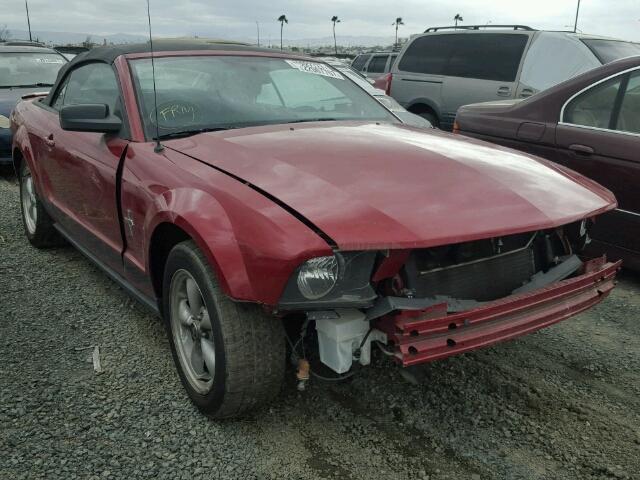 1ZVHT84N685169983 - 2008 FORD MUSTANG RED photo 1