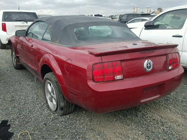 1ZVHT84N685169983 - 2008 FORD MUSTANG RED photo 3