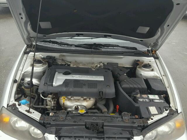 KMHDN46D14U779746 - 2004 HYUNDAI ELANTRA GL SILVER photo 7