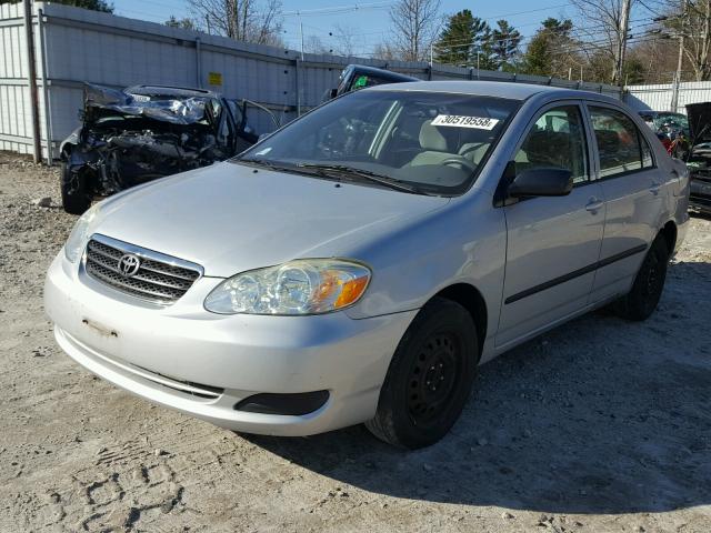 2T1BR32E05C333336 - 2005 TOYOTA COROLLA CE SILVER photo 2