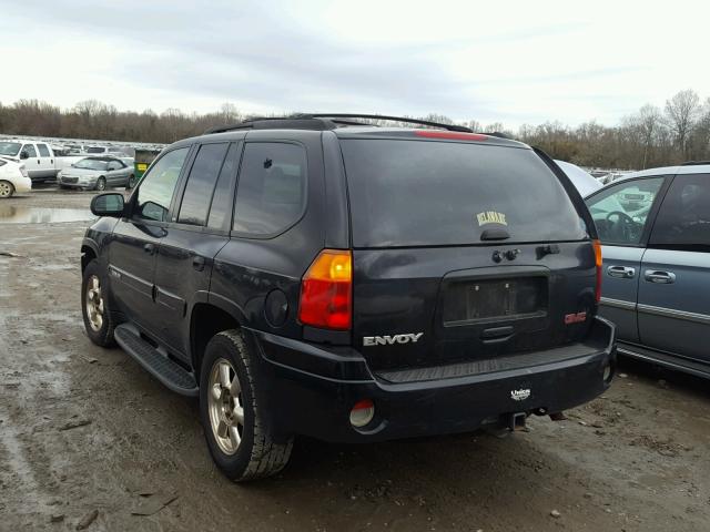 1GKDT13SX22423062 - 2002 GMC ENVOY BLACK photo 3