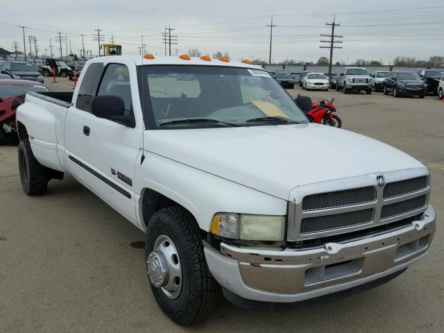 1B7MC33691J600960 - 2001 DODGE RAM 3500 WHITE photo 1