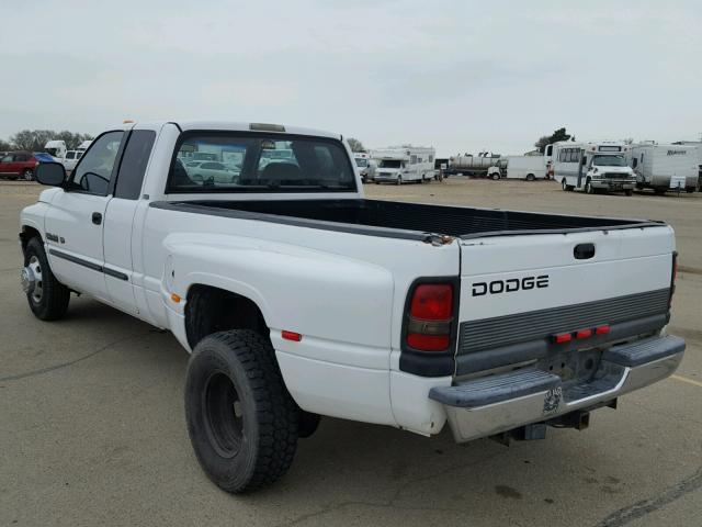 1B7MC33691J600960 - 2001 DODGE RAM 3500 WHITE photo 3