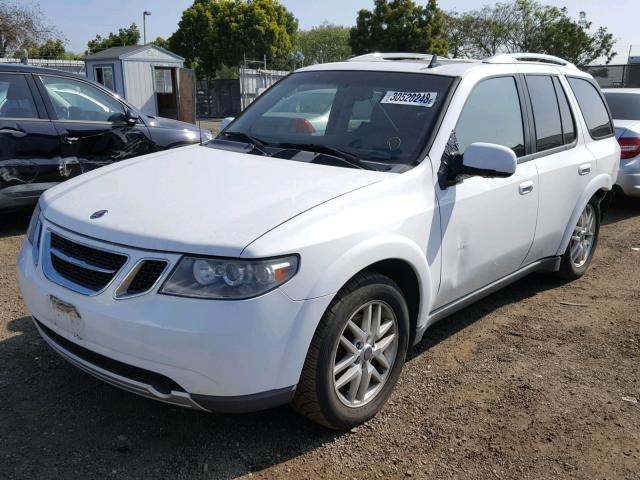 5S3ET13S082804213 - 2008 SAAB 9-7X 4.2I WHITE photo 2