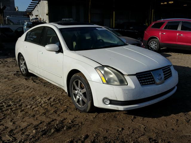 1N4BA41E86C845487 - 2006 NISSAN MAXIMA SE WHITE photo 1