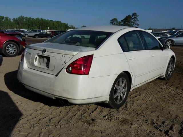 1N4BA41E86C845487 - 2006 NISSAN MAXIMA SE WHITE photo 4