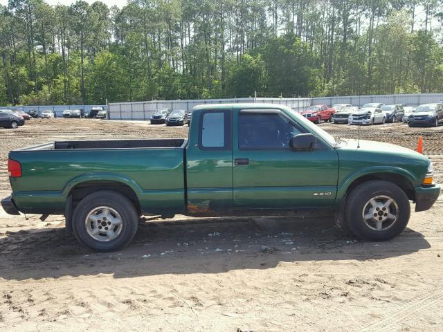 1GCDT19WXYK197815 - 2000 CHEVROLET S TRUCK S1 GREEN photo 9