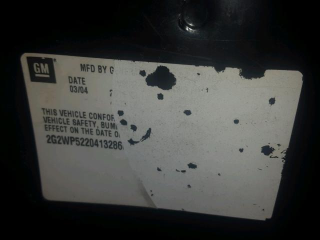 2G2WP522041328664 - 2004 PONTIAC GRAND PRIX Qara foto 10