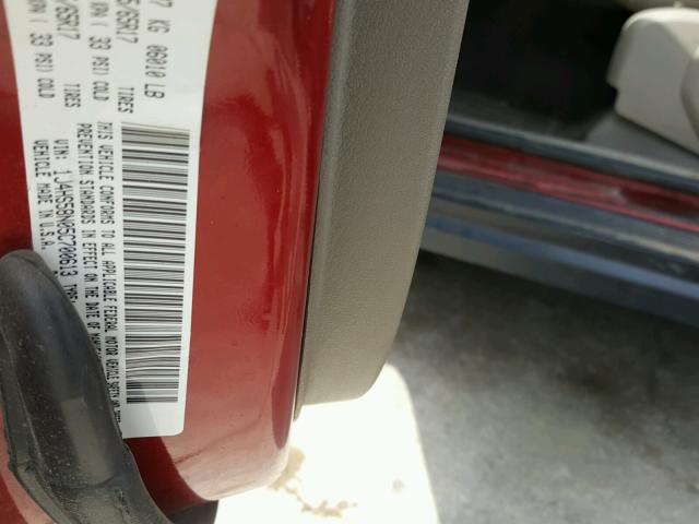 1J4HS58N05C700613 - 2005 JEEP GRAND CHER RED photo 10