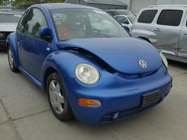 3VWCC21C7YM488264 - 2000 VOLKSWAGEN NEW BEETLE BLUE photo 1