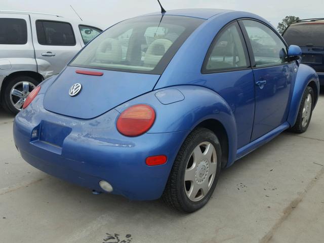 3VWCC21C7YM488264 - 2000 VOLKSWAGEN NEW BEETLE BLUE photo 4