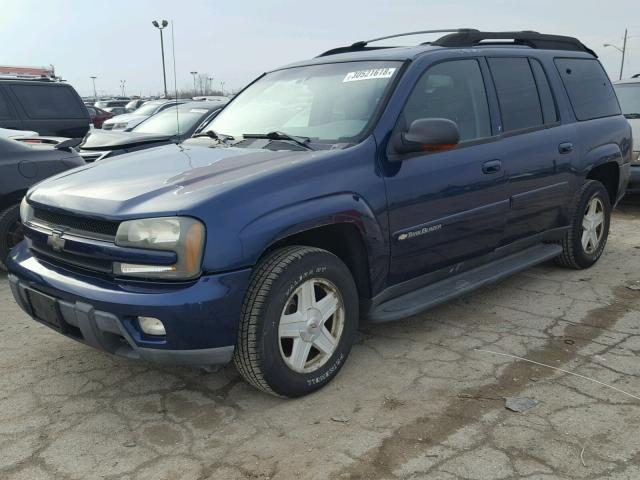 1GNET16SX32157904 - 2003 CHEVROLET TRAILBLAZE BLUE photo 2