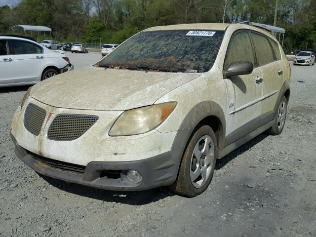 5Y2SL67828Z420574 - 2008 PONTIAC VIBE WHITE photo 2