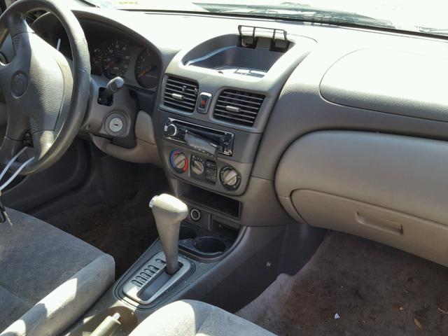 3N1CB51D41L452658 - 2001 NISSAN SENTRA XE GRAY photo 9