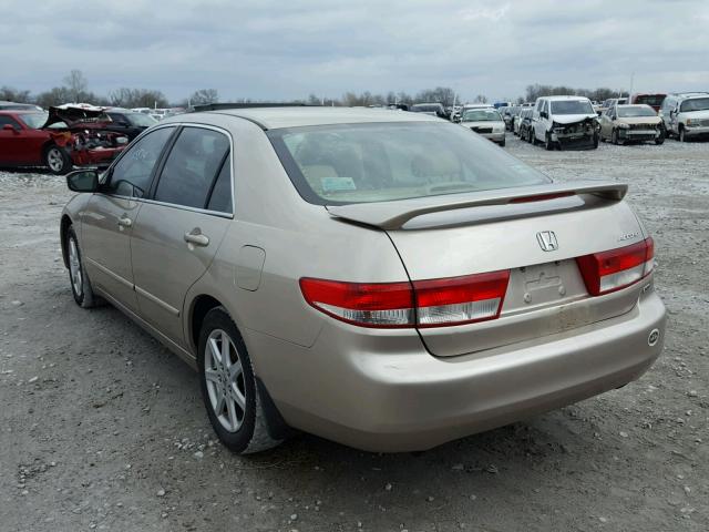 1HGCM66583A084608 - 2003 HONDA ACCORD GOLD photo 3