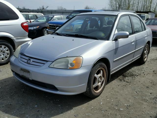 2HGES25783H510731 - 2003 HONDA CIVIC EX SILVER photo 2