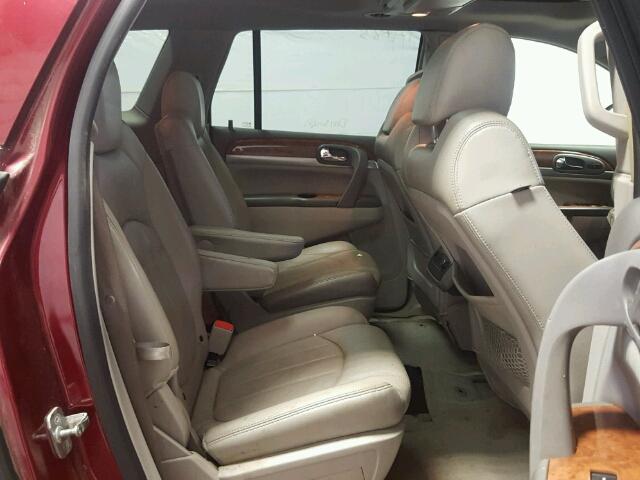 5GAEV23758J101733 - 2008 BUICK ENCLAVE CX BURGUNDY photo 6