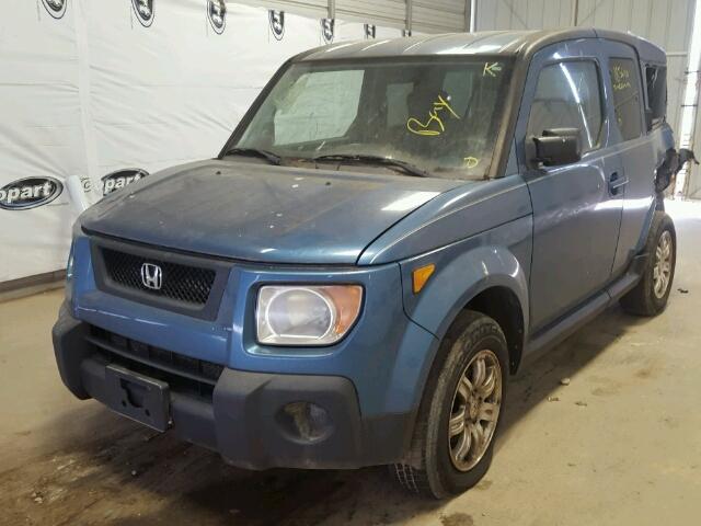 5J6YH28786L026386 - 2006 HONDA ELEMENT EX BLUE photo 2