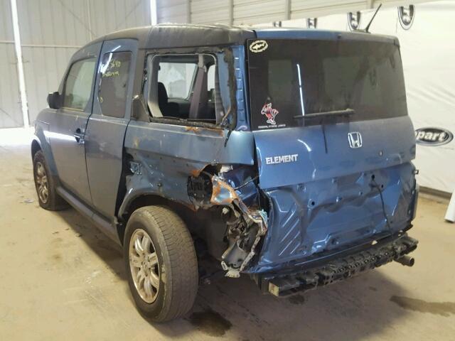 5J6YH28786L026386 - 2006 HONDA ELEMENT EX BLUE photo 3