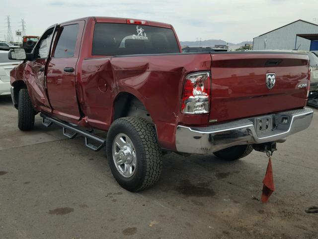 3C6UR5CJ4EG291511 - 2014 RAM 2500 ST BURGUNDY photo 3
