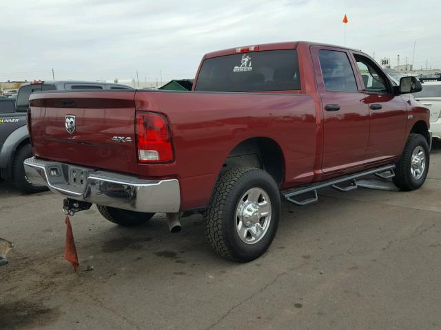 3C6UR5CJ4EG291511 - 2014 RAM 2500 ST BURGUNDY photo 4