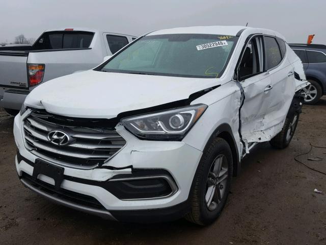 5XYZT3LB4JG530514 - 2018 HYUNDAI SANTA FE S YELLOW photo 2