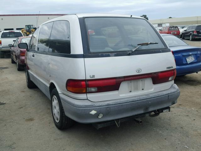 JT3AC12R2M0005918 - 1991 TOYOTA PREVIA LE SILVER photo 3