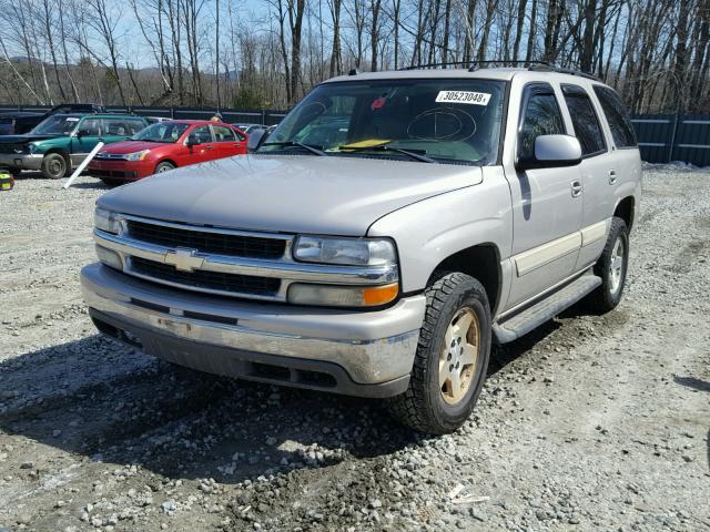 1GNEK13T85J216084 - 2005 CHEVROLET TAHOE K150 TAN photo 2