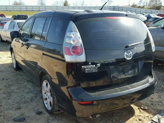 JM1CR293460126432 - 2006 MAZDA 5 BLACK photo 3