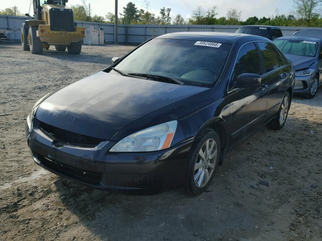 1HGCM66565A004564 - 2005 HONDA ACCORD EX BLACK photo 2