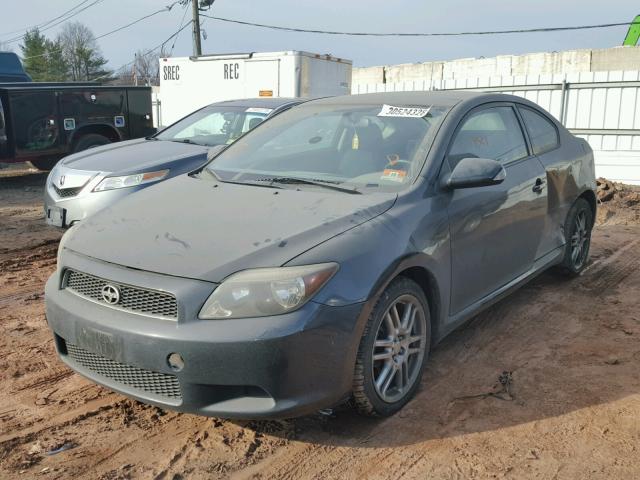 JTKDE167560085030 - 2006 TOYOTA SCION TC BLACK photo 2