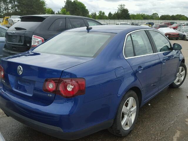 3VWRM71K48M152339 - 2008 VOLKSWAGEN JETTA SE/S BLUE photo 4