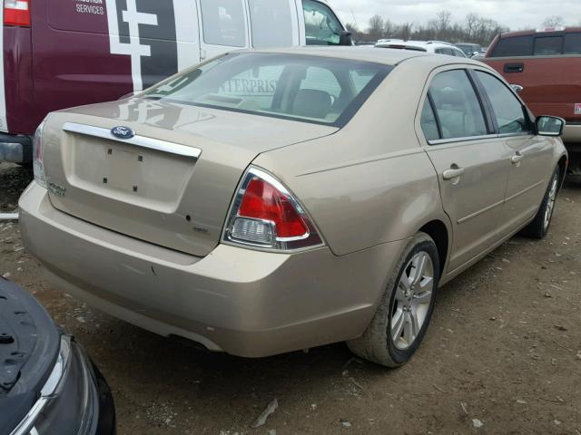 3FAHP08Z76R119860 - 2006 FORD FUSION SEL GOLD photo 4