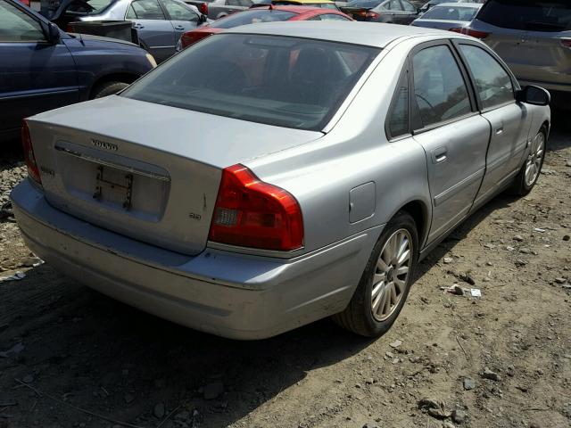 YV1TS92DX41360172 - 2004 VOLVO S80 SILVER photo 4