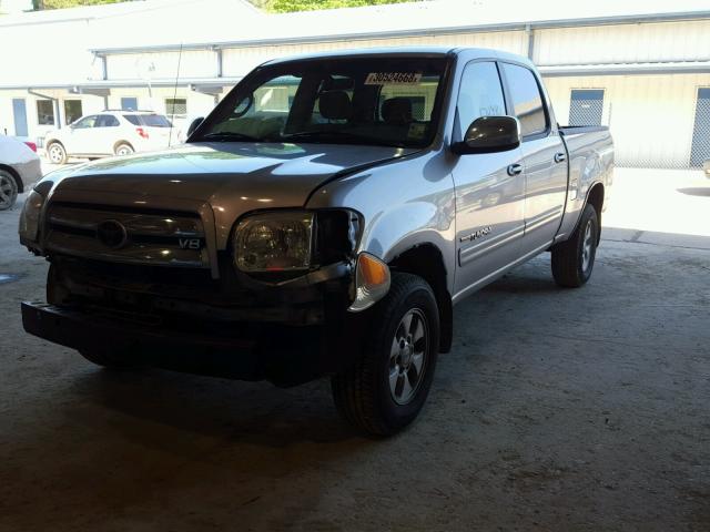 5TBET34166S505962 - 2006 TOYOTA TUNDRA DOU GRAY photo 2