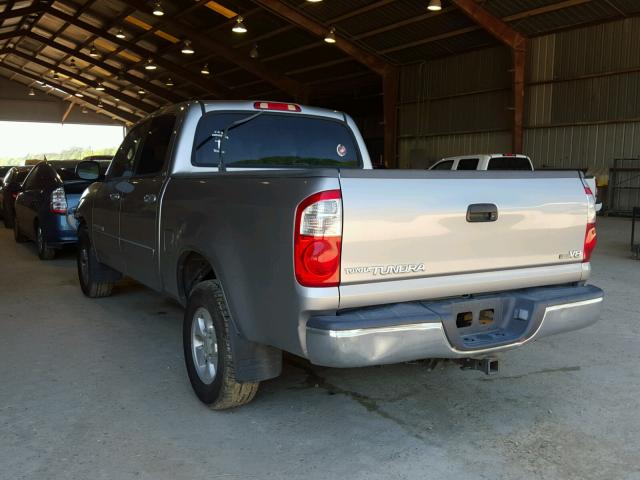 5TBET34166S505962 - 2006 TOYOTA TUNDRA DOU GRAY photo 3