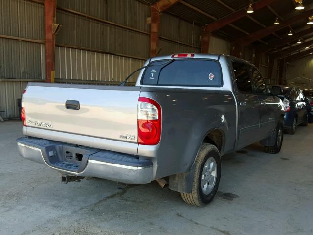 5TBET34166S505962 - 2006 TOYOTA TUNDRA DOU GRAY photo 4