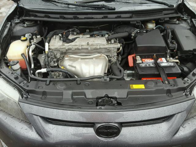 JTKJF5C75C3025092 - 2012 TOYOTA SCION TC 灰色 照片 7