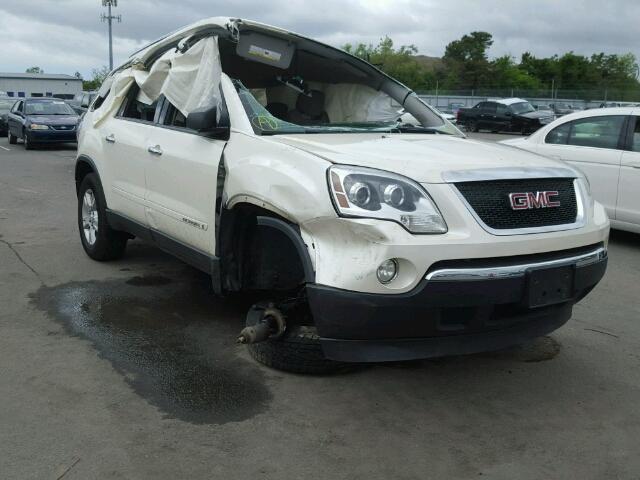 1GKEV13748J170524 - 2008 GMC ACADIA SLE WHITE photo 1