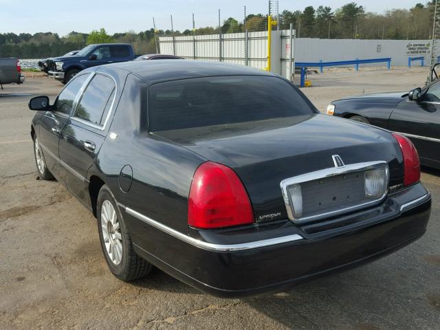 1LNHM82W87Y610503 - 2007 LINCOLN TOWN CAR S BLACK photo 3