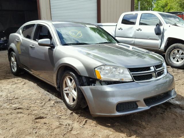 1C3CDZCB7CN195237 - 2012 DODGE AVENGER SX GRAY photo 1