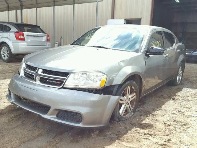 1C3CDZCB7CN195237 - 2012 DODGE AVENGER SX GRAY photo 2