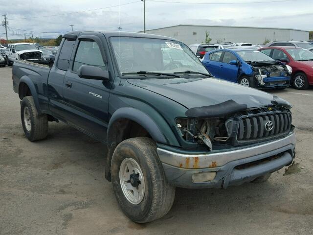 5TEWM72N64Z316749 - 2004 TOYOTA TACOMA XTR GREEN photo 1