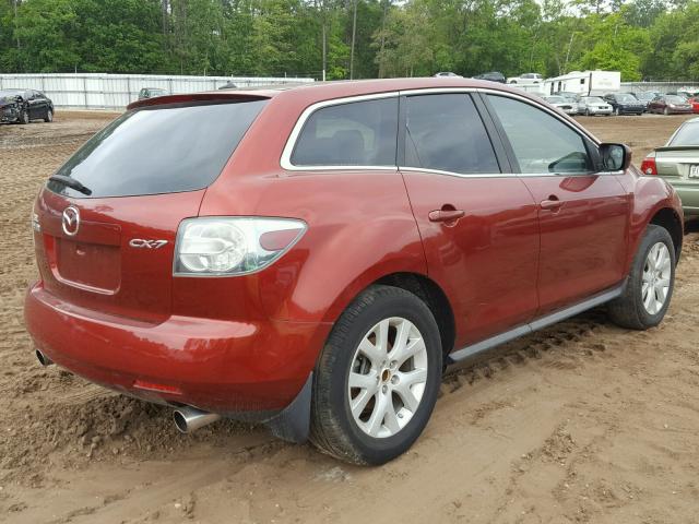 JM3ER293980215206 - 2008 MAZDA CX-7 RED photo 4