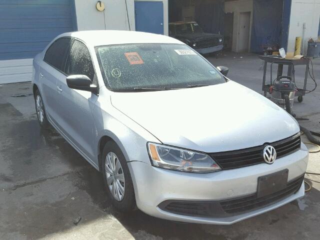 3VW2K7AJ7EM327824 - 2014 VOLKSWAGEN JETTA BASE 银色 照片 1