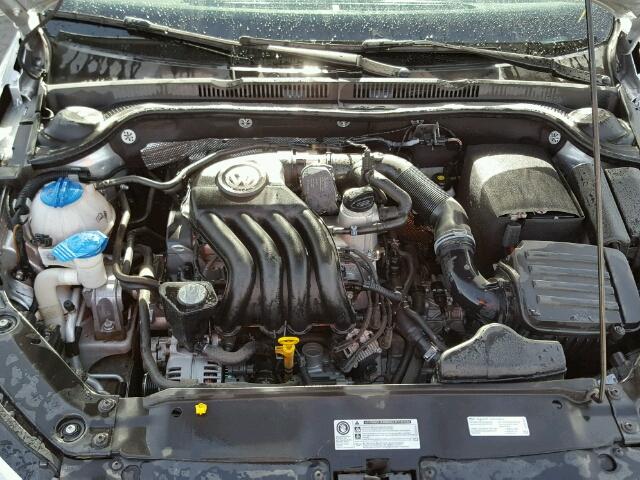 3VW2K7AJ7EM327824 - 2014 VOLKSWAGEN JETTA BASE 银色 照片 7