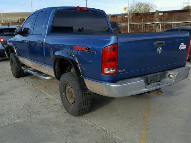 3D7LX38C86G103749 - 2006 DODGE RAM 3500 S BLUE photo 3