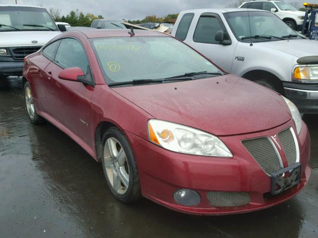 1G2ZM177594220832 - 2009 PONTIAC G6 GXP RED photo 1